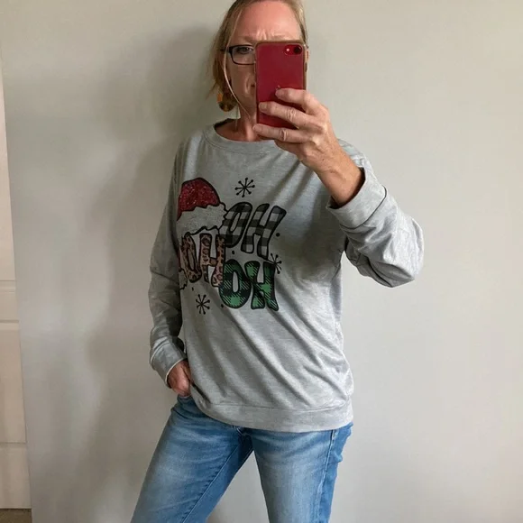 ‘Ho Ho Ho’ Long Sleeve Top - Picture 7 of 9